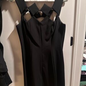 Catherine Malandrino Black Backless Dress